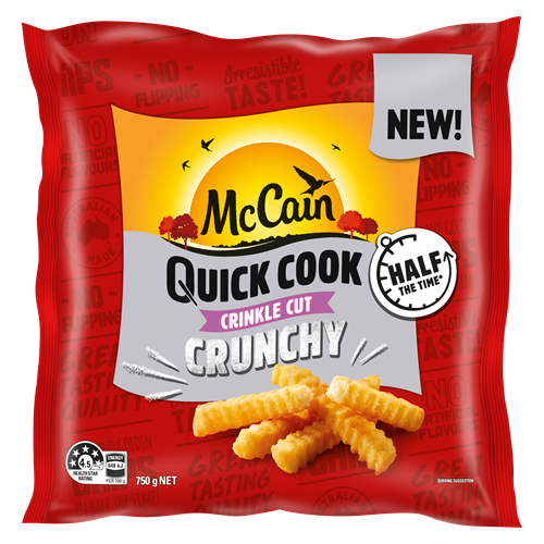 Quick Cook Crinkle Cut 750g