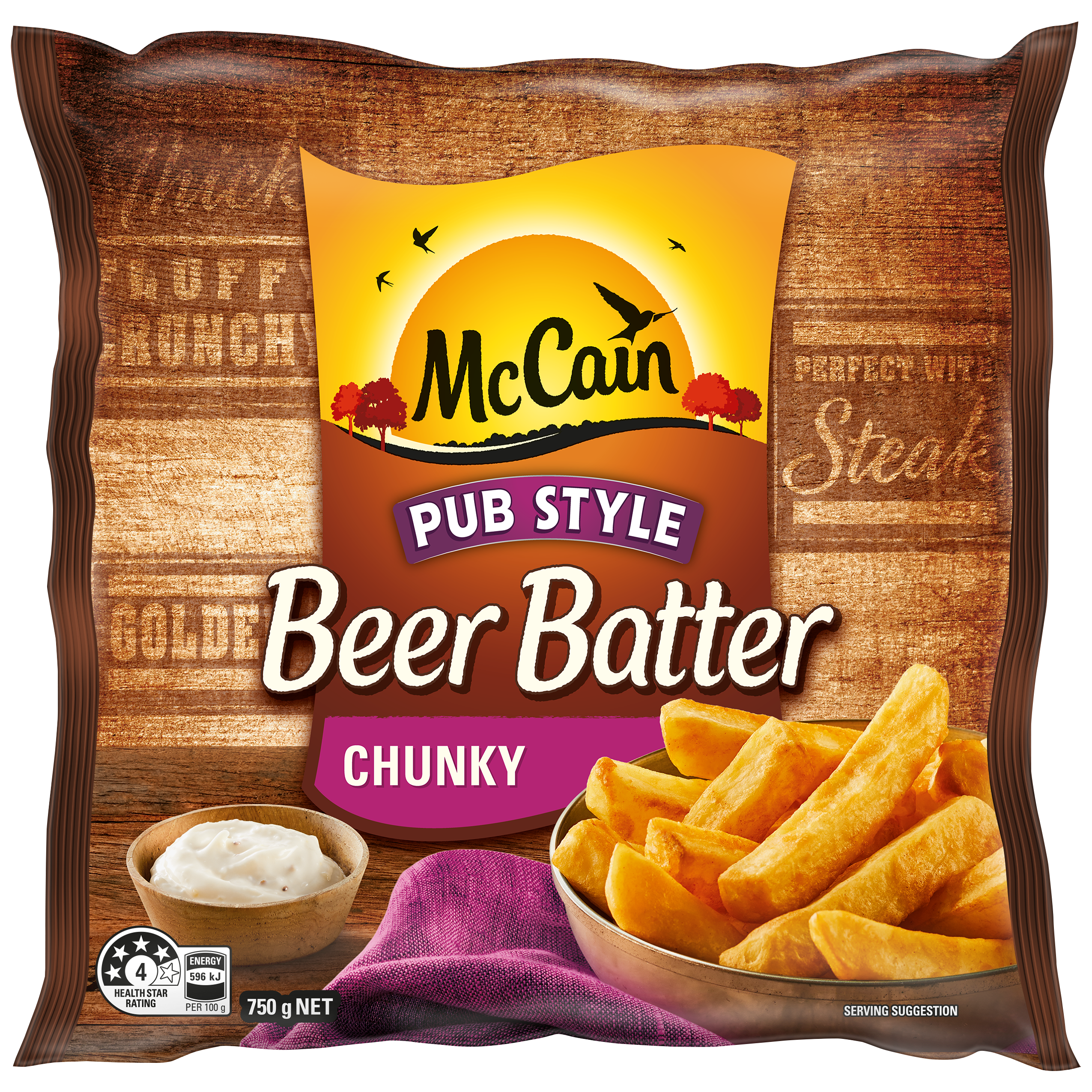 Pub Style Beer Batter Chunky Cut 750g