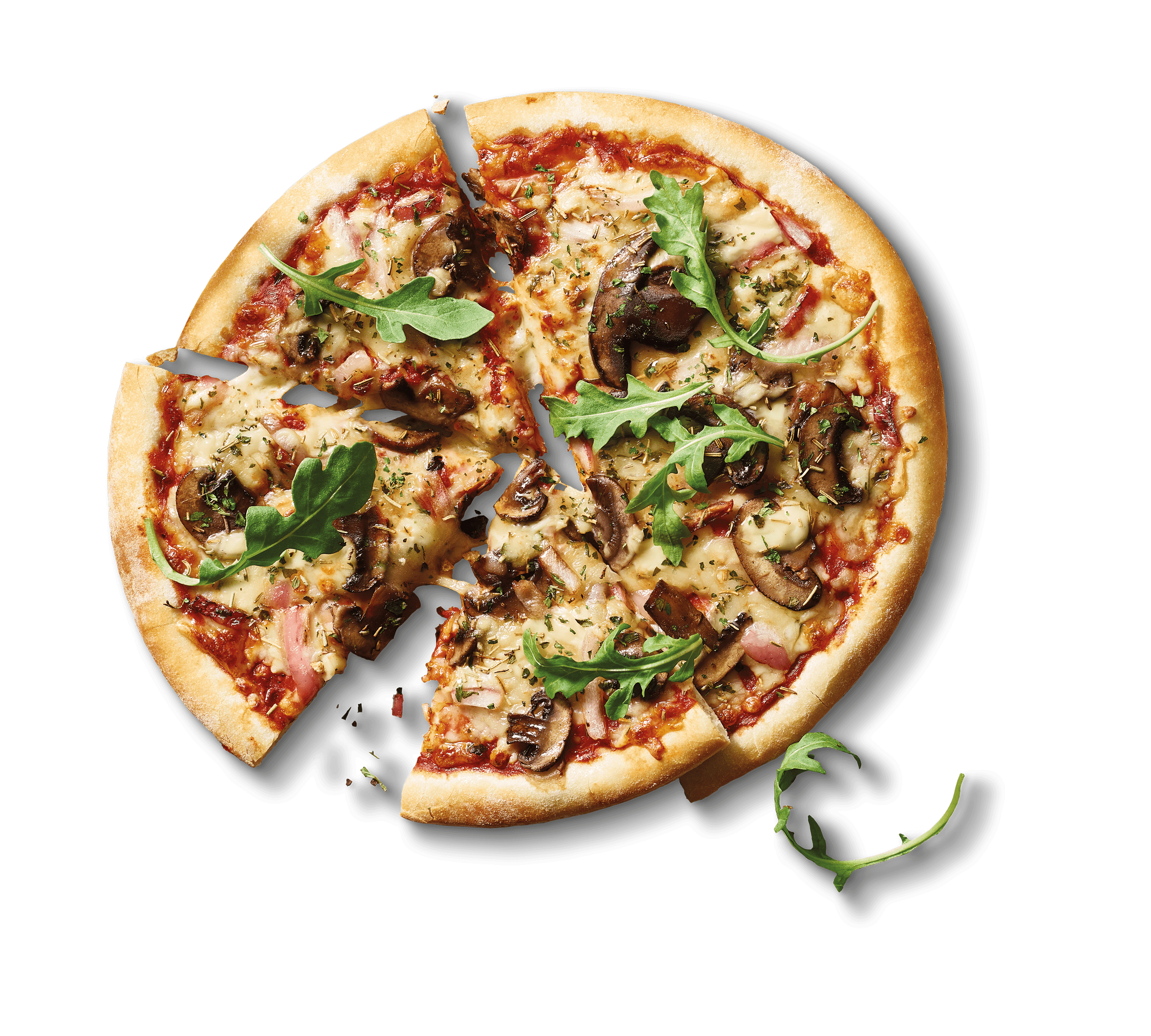 Roasted Cremini Mushrooms Pizza Photo