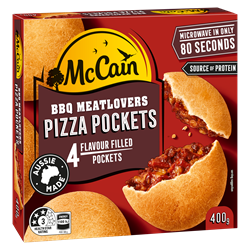 Pizza Pockets BBQ Meatlovers 400g