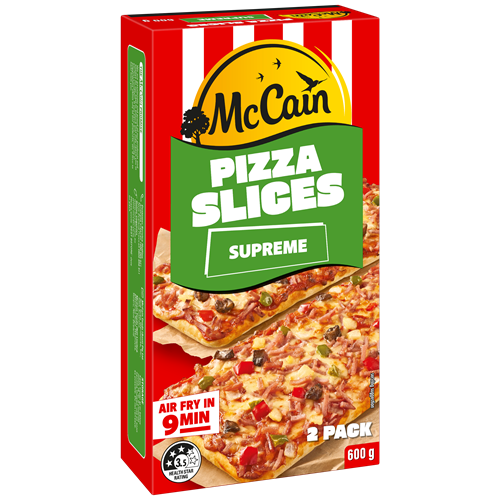 Supreme Pizza Slices 600g