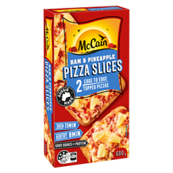 Ham & Pineapple Pizza Slices 600g