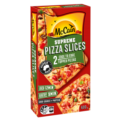 Supreme Pizza Slices 600g