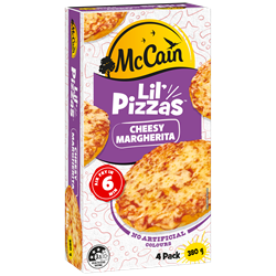 Lil' Pizzas Cheesy Margherita 380g