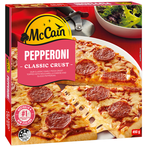 Pepperoni Family Pizza 490g