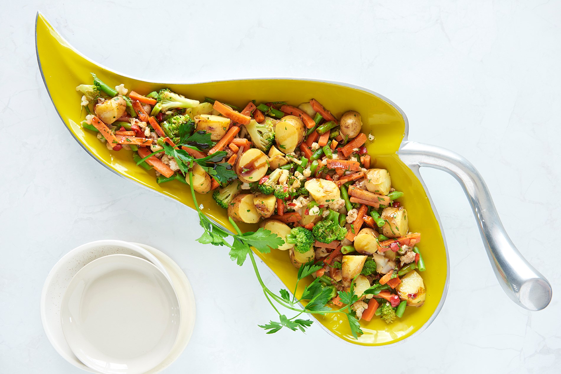 Seasonal Veg(an) Potato Salad