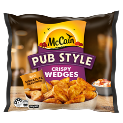 Pub Style Crispy Wedges 750g