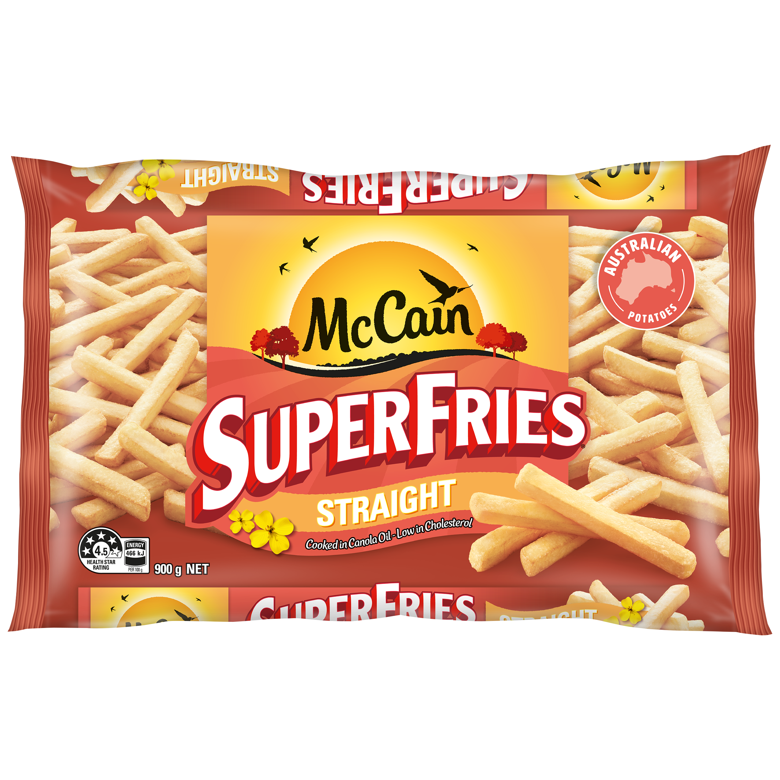 Superfries Straight Cut 900g